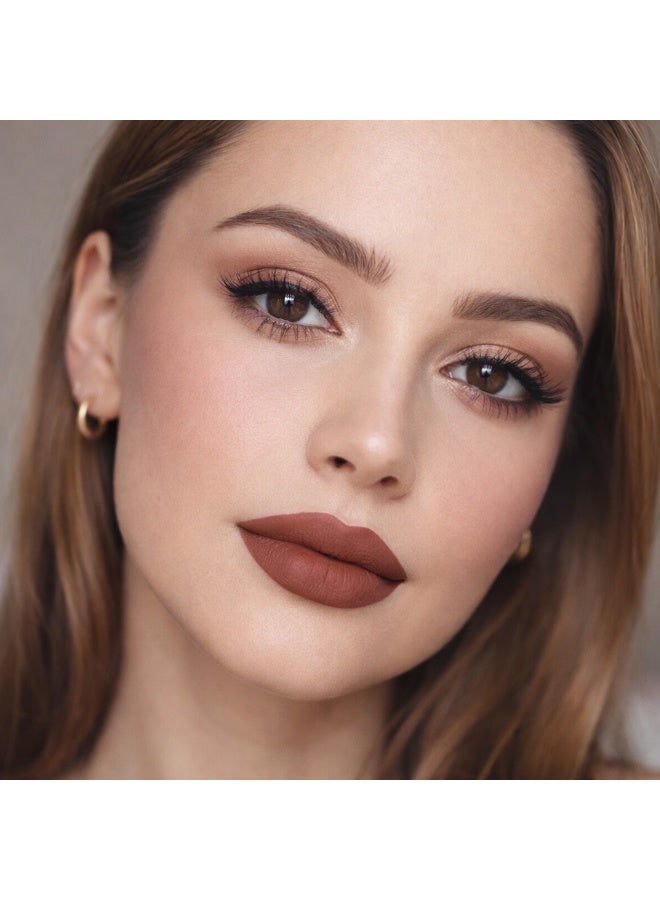 VATENN ITALY Super Stay Lip Crayon 410 | 18-Hour Matte Finish | Non-Drying, Non-Sticky | Waterproof, Smudge-Proof, Budge-Proof | Sharpener Tip for Fresh Precision - Image 2